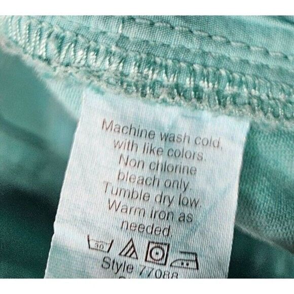 J. Crew Womens Size 24 Pockets Stretch Toothpick Teal Green Denim Jeans - Picture 6 of 11